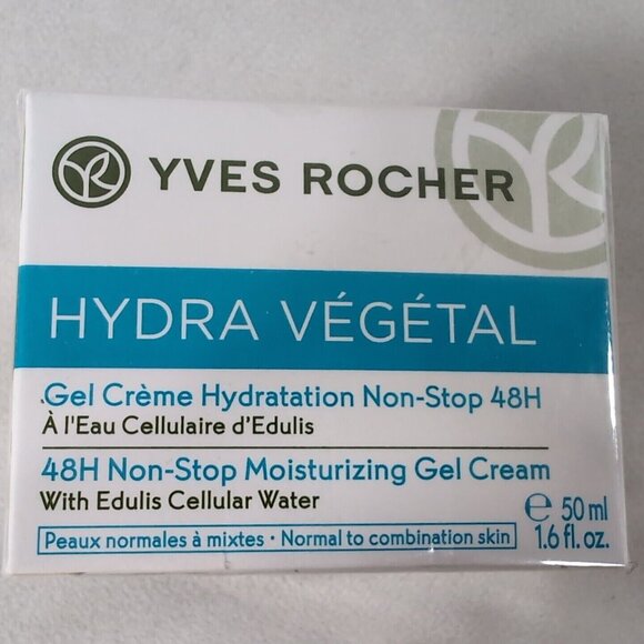 NEW Yves Rocher Hydra Vegetal 48H Non-Stop Moisturizing Gel Cream 50ml 1.6 fl oz - Picture 8 of 9